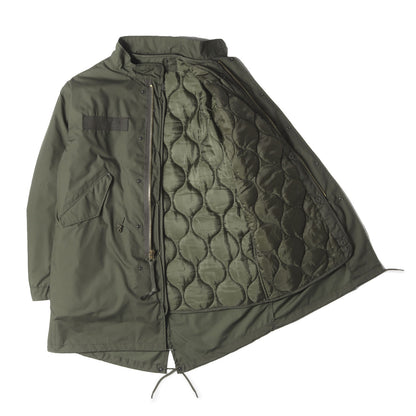 [中田商店オリジナル SESSLER] キルティングライナー付き フィッシュテール モッズコート (M-65 PARKA)