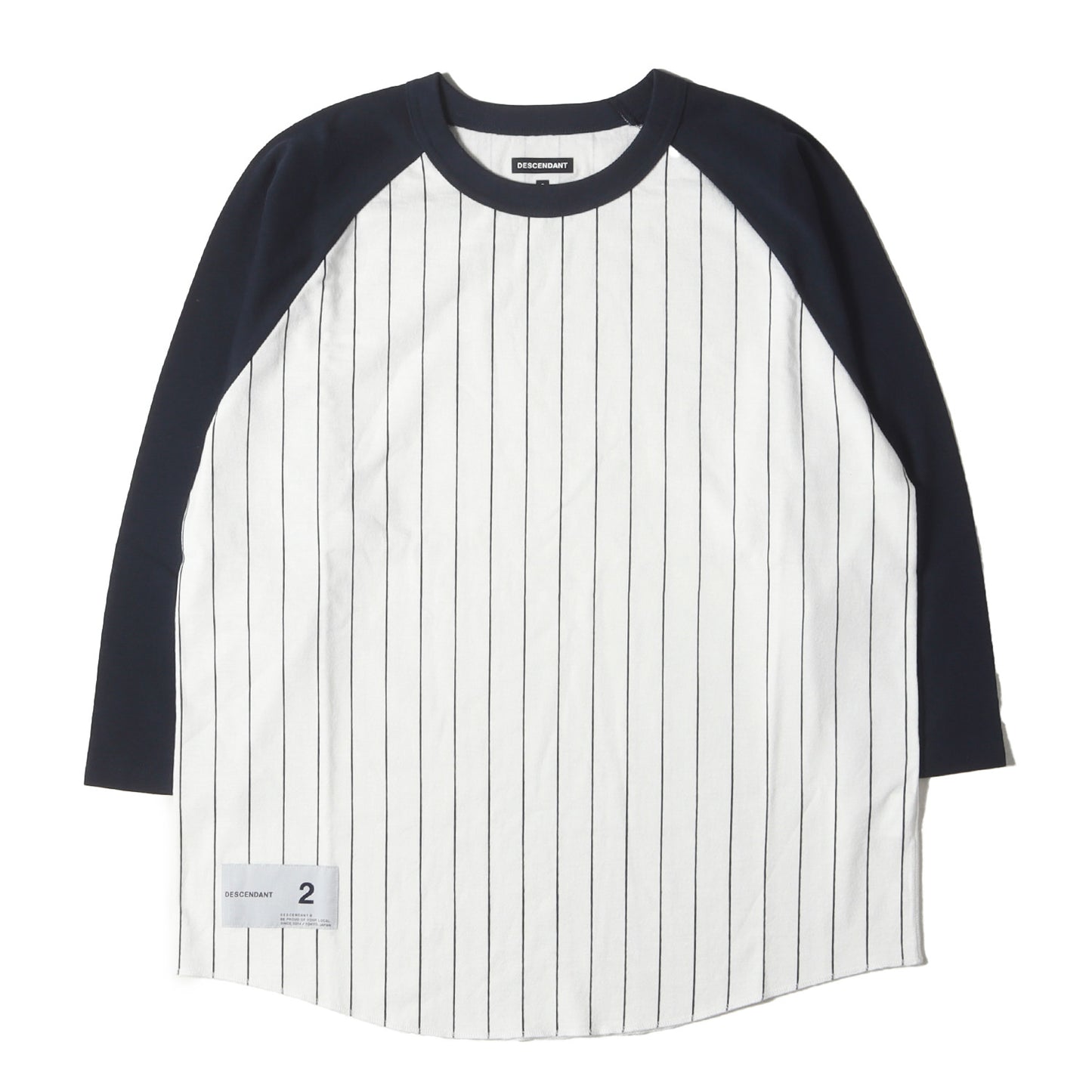 22SS ストライプ ラグラン ベースボールTシャツ(E.P LS)