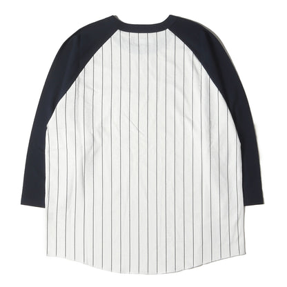 22SS ストライプ ラグラン ベースボールTシャツ(E.P LS)