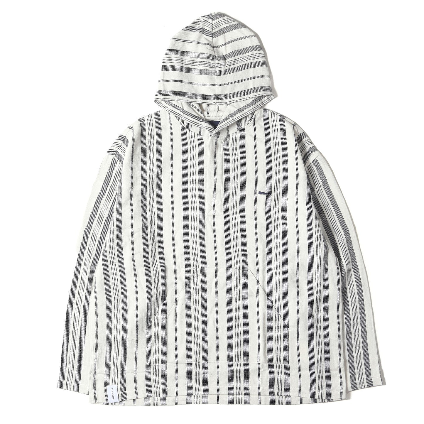 21SS ストライプ ハバシャツ / メキシカンパーカー(BAJA HOODED LS SHIRT)