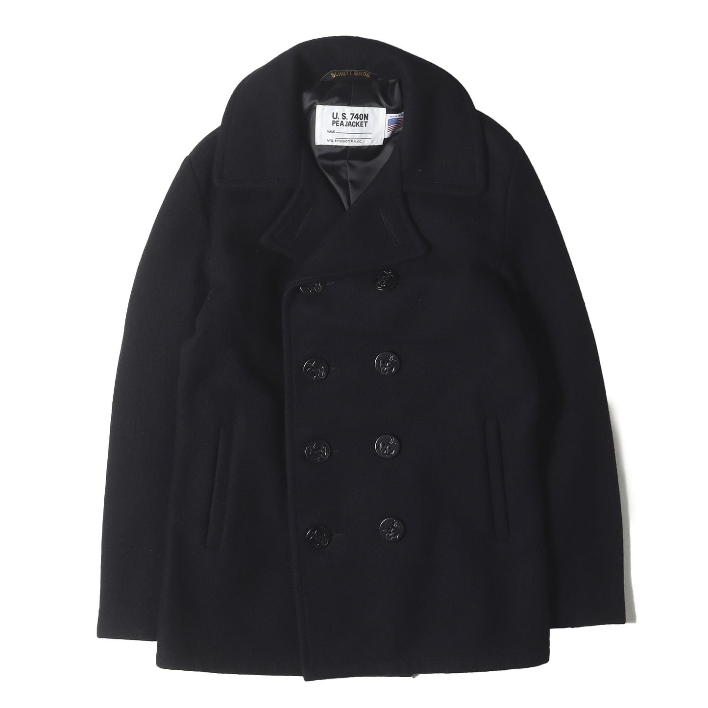 [USA製 日本別注モデル] 753US スリム メルトンウール Pコート