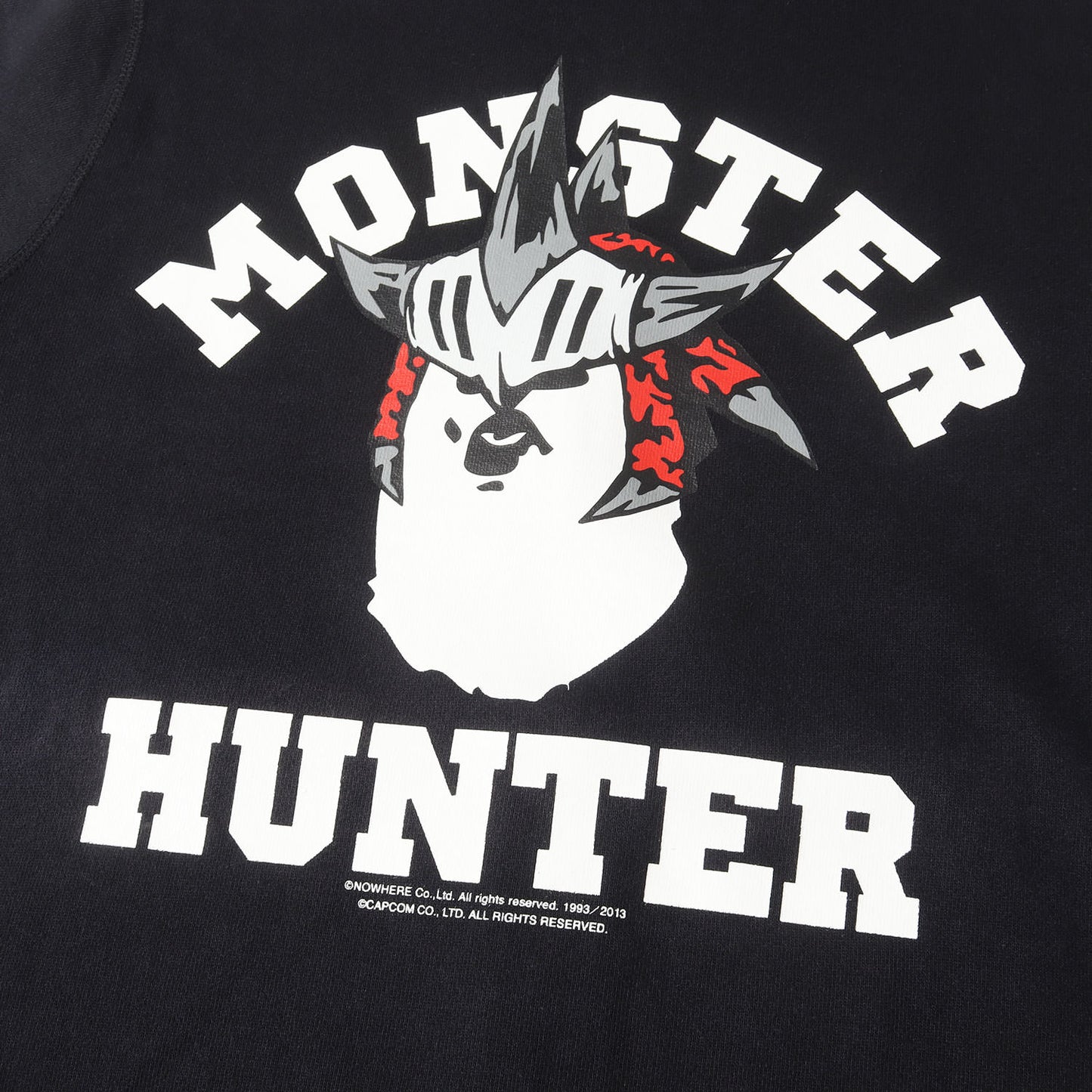 ×MONSTER HUNTER 1stカモ フード ジップ スウェットパーカー