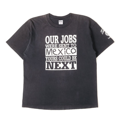 90s UAW 退役軍人委員会 メッセージロゴ Tシャツ / USA製 Murina