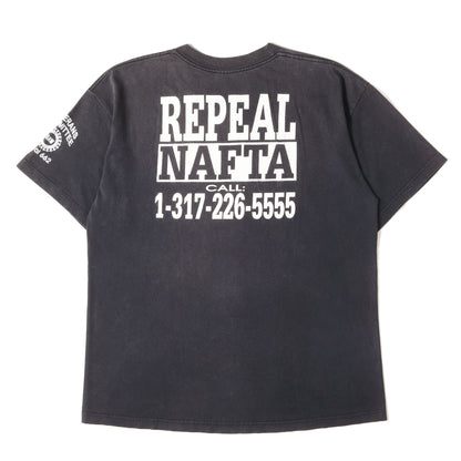 90s UAW 退役軍人委員会 メッセージロゴ Tシャツ / USA製 Murina