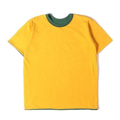 70～80s 3段カレッジプリント ダブルフェイス Tシャツ