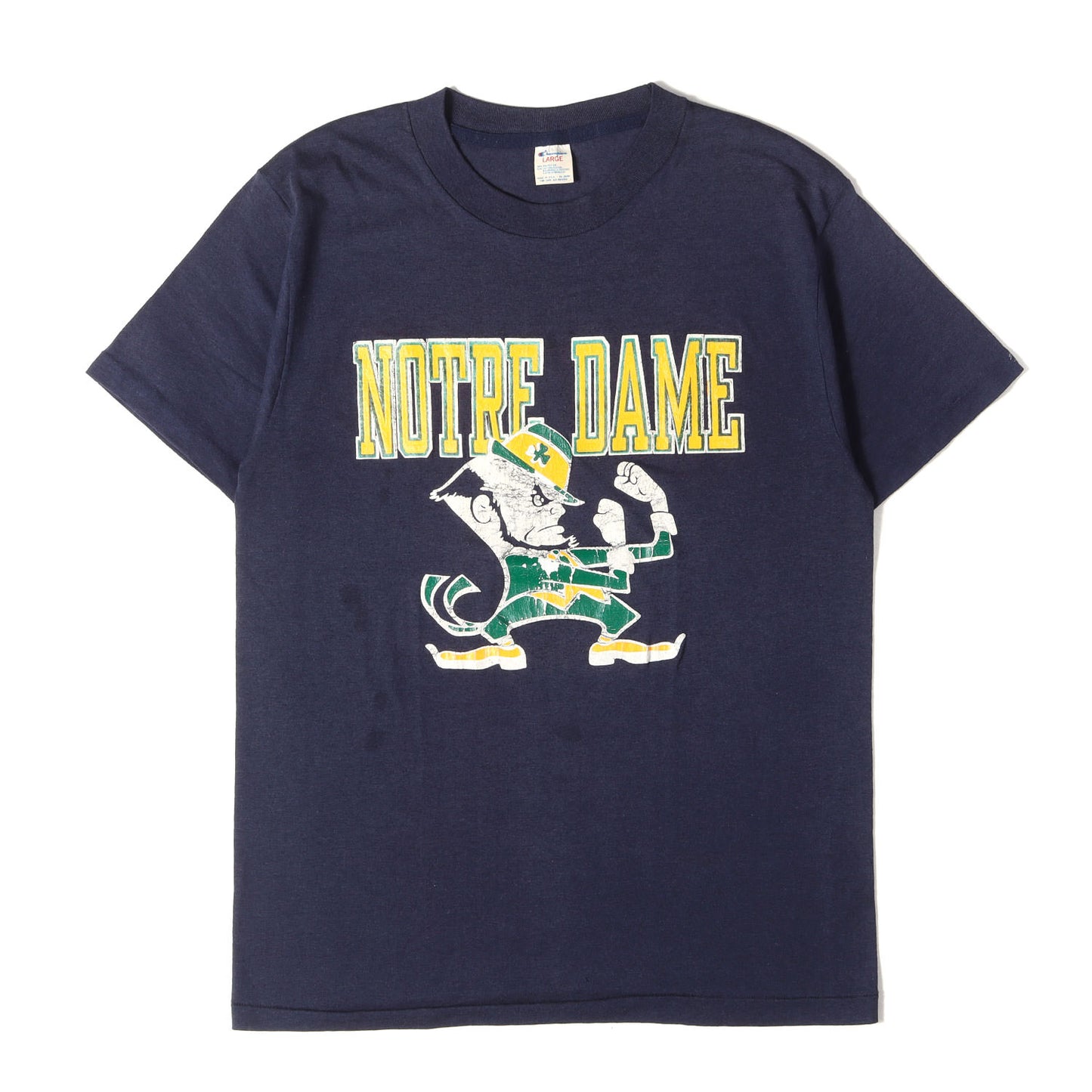 80s トリコタグ カレッジプリント Tシャツ(ノートルダム大学)
