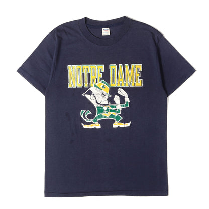 80s トリコタグ カレッジプリント Tシャツ(ノートルダム大学)