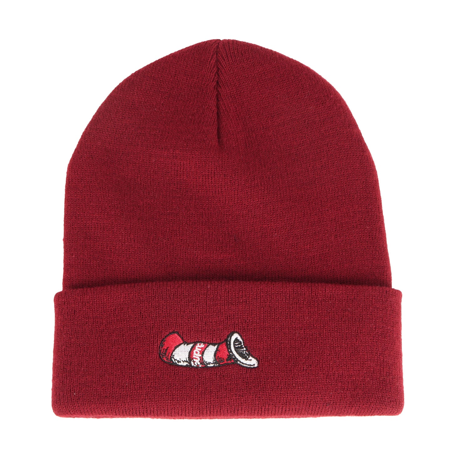 ハット グラフィック刺繍 ニットビーニー(Cat in the Hat Beanie)