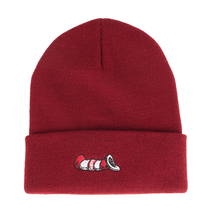 ハット グラフィック刺繍 ニットビーニー(Cat in the Hat Beanie)