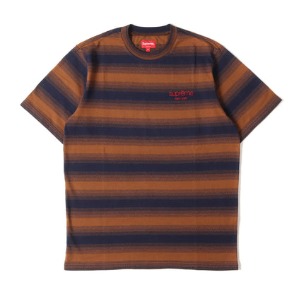 クラシックロゴ グラデーション ボーダー Tシャツ(Gradient Striped S/S Top)