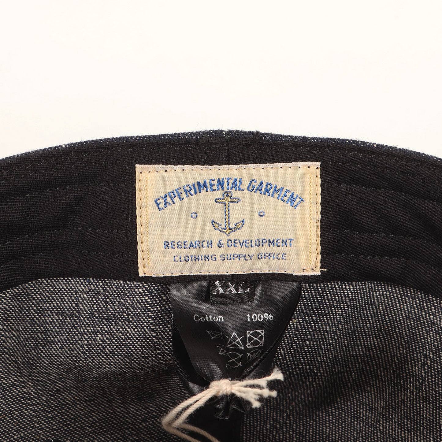 21AW ×POTEN U.S.NAVY デニム ベースボールキャップ