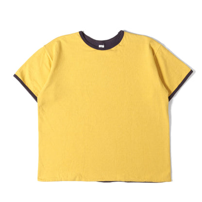23SS U.S.NAVY 無地 リバーシブル ヘビー Tシャツ