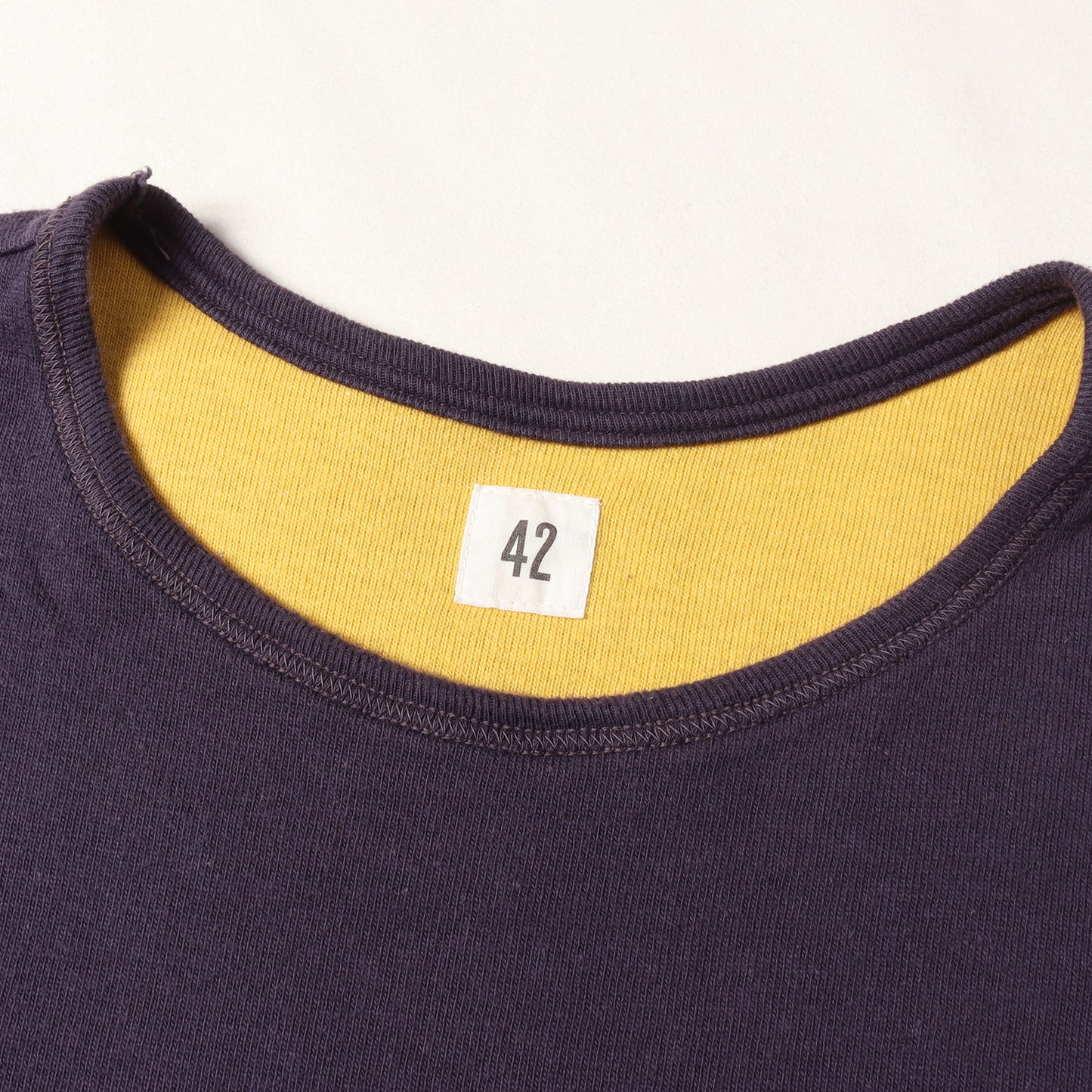 23SS U.S.NAVY 無地 リバーシブル ヘビー Tシャツ