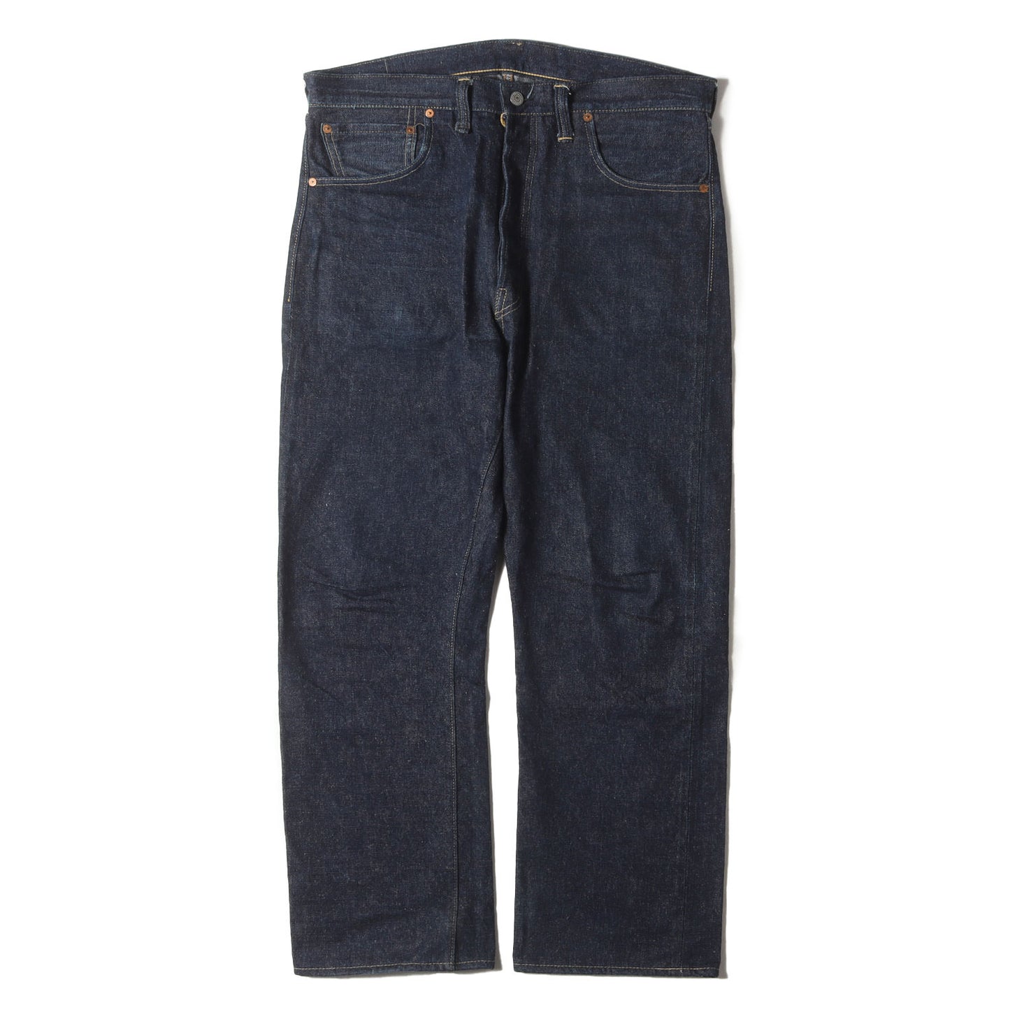 [濃紺 大戦モデル] 23AW S1001XX-1000XX 1946年 革パッチ ボタンフライ デニムパンツ