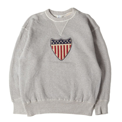 [人気モデル] 24AW BEAMS PLUS別注 星条旗パッチ 両Vスウェット (1924 SWEAT SHIRT)