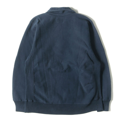 22AW USAFA 襟付き ハーフジップ リバースウィーブ スウェット