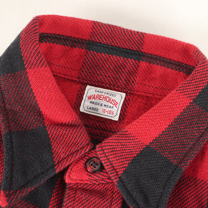 [人気モデル] バッファローチェック ヘビー フランネルシャツ (3104 FLANNEL SHIRTS)