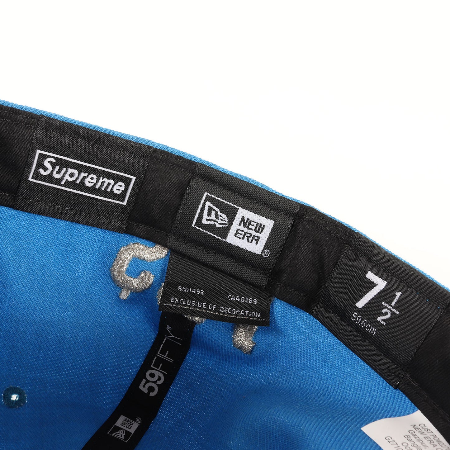 20SS ×NEW ERA ミリオンダラー BOXロゴ ベースボールキャップ($1M Metallic Box Logo New Era)