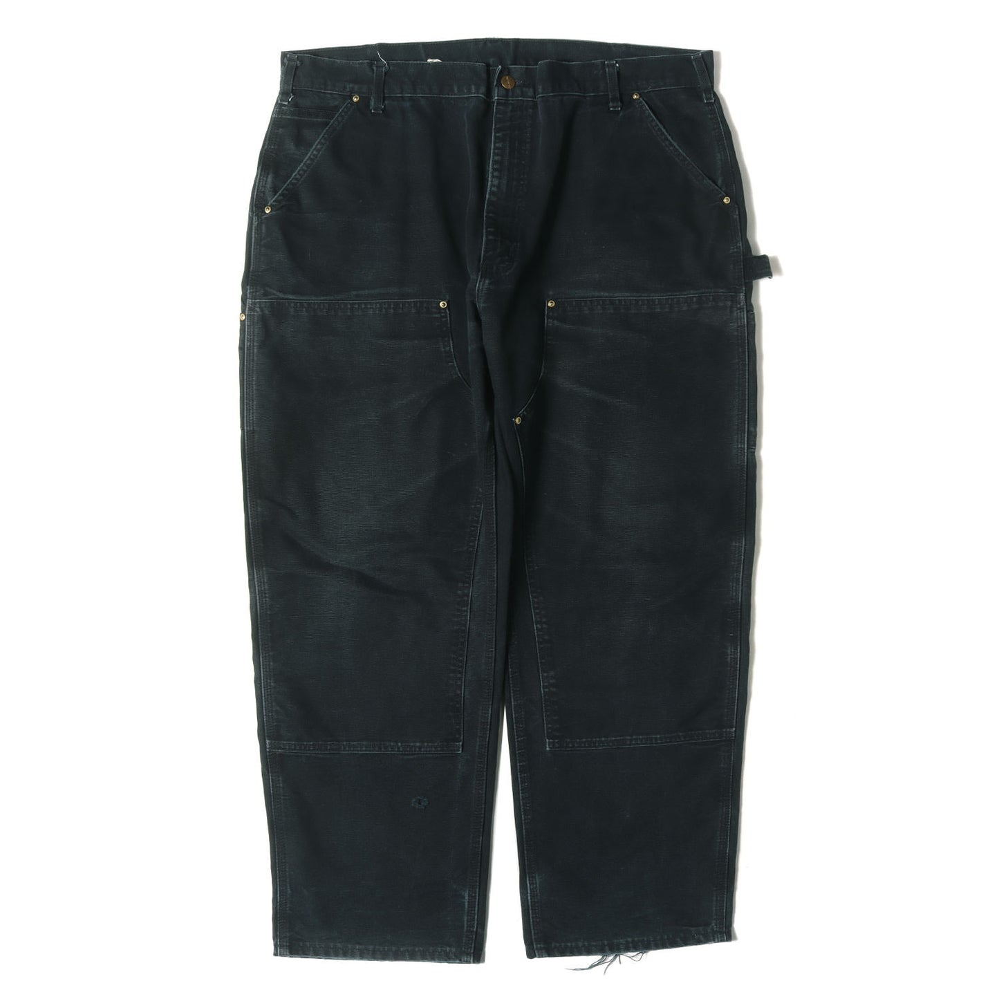 [雰囲気抜群] 00s ダックキャンバス ダブルニー ペインター ワークパンツ USA製