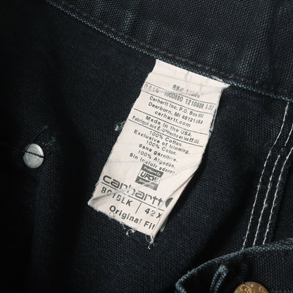 [雰囲気抜群] 00s ダックキャンバス ダブルニー ペインター ワークパンツ USA製