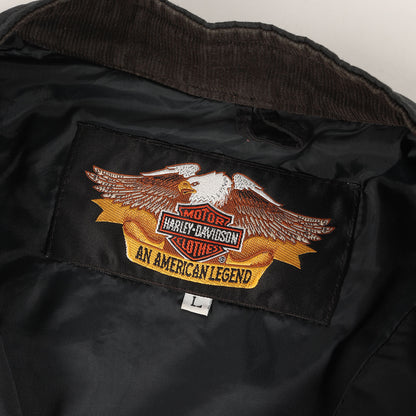 90s カップショルダー ロゴパッチ ナイロン レーシングジャケット USA製