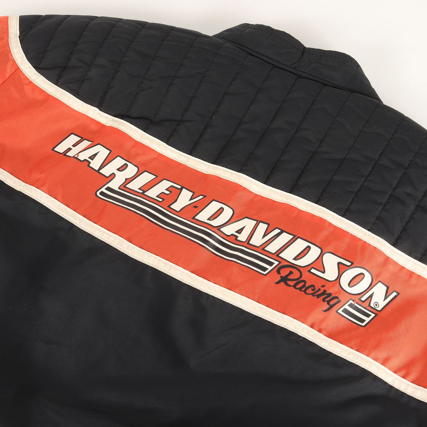 90s カップショルダー ロゴパッチ ナイロン レーシングジャケット USA製