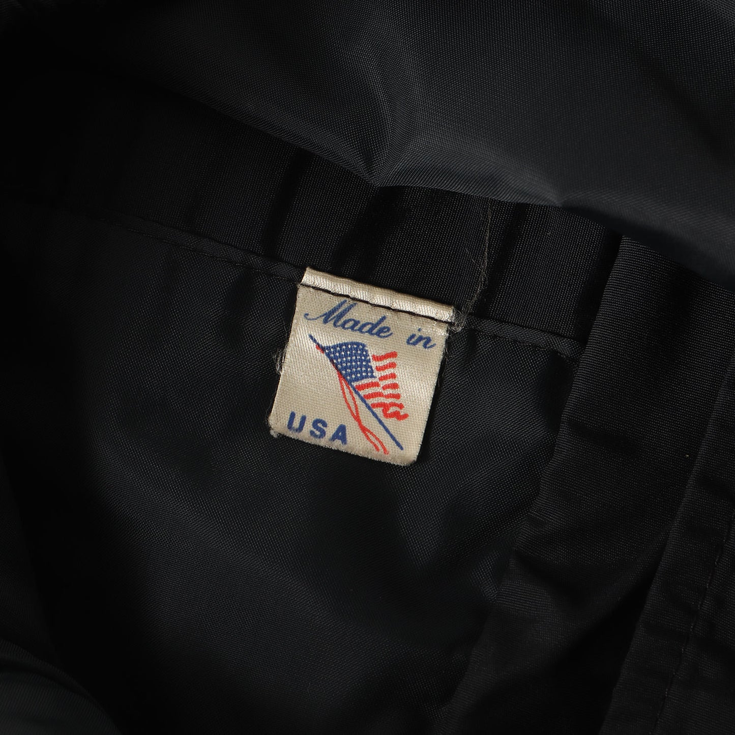 90s カップショルダー ロゴパッチ ナイロン レーシングジャケット USA製