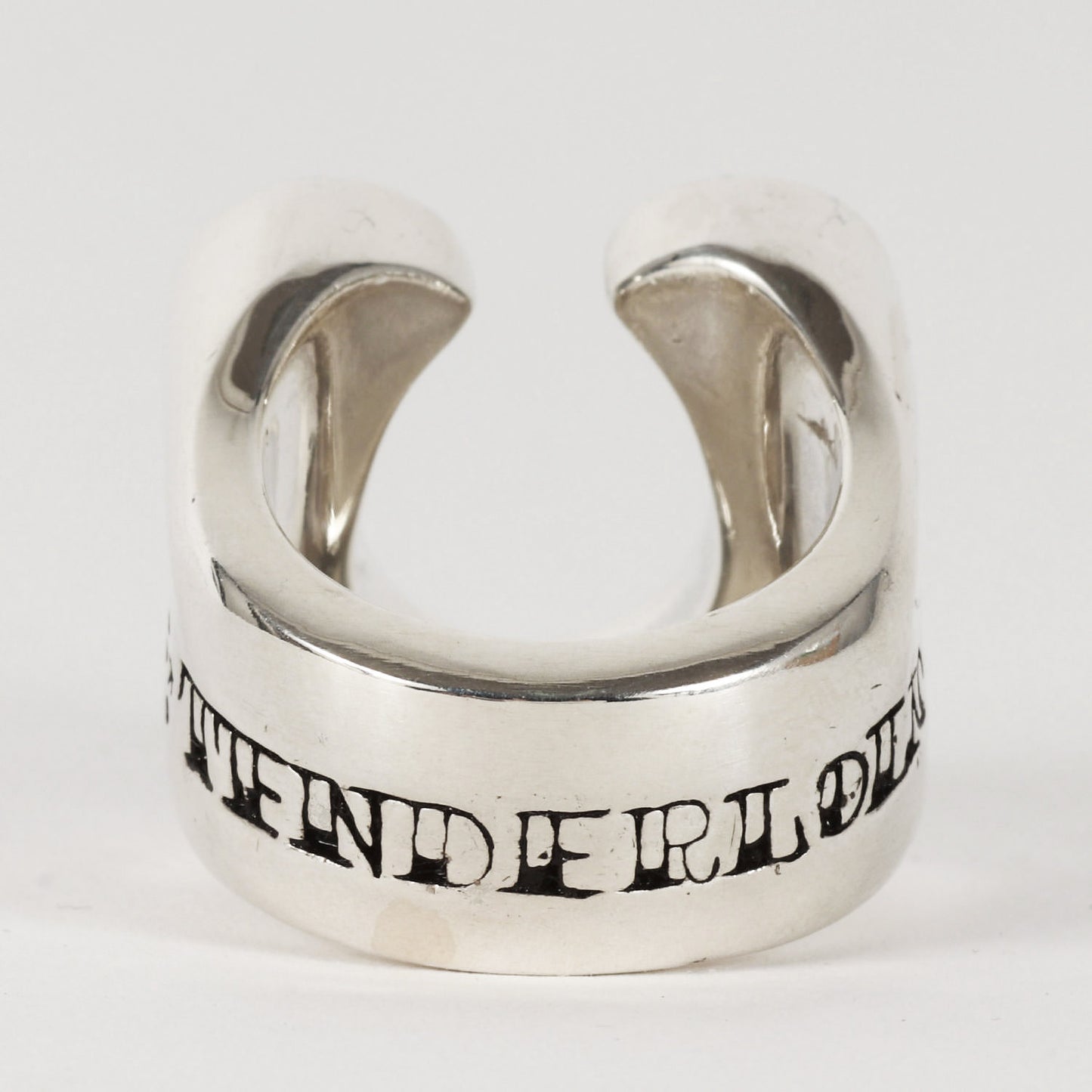 ダイヤ ホースシュー リング(H.S RING SILVER STONE)