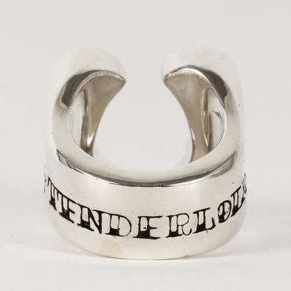 ダイヤ ホースシュー リング(H.S RING SILVER STONE)