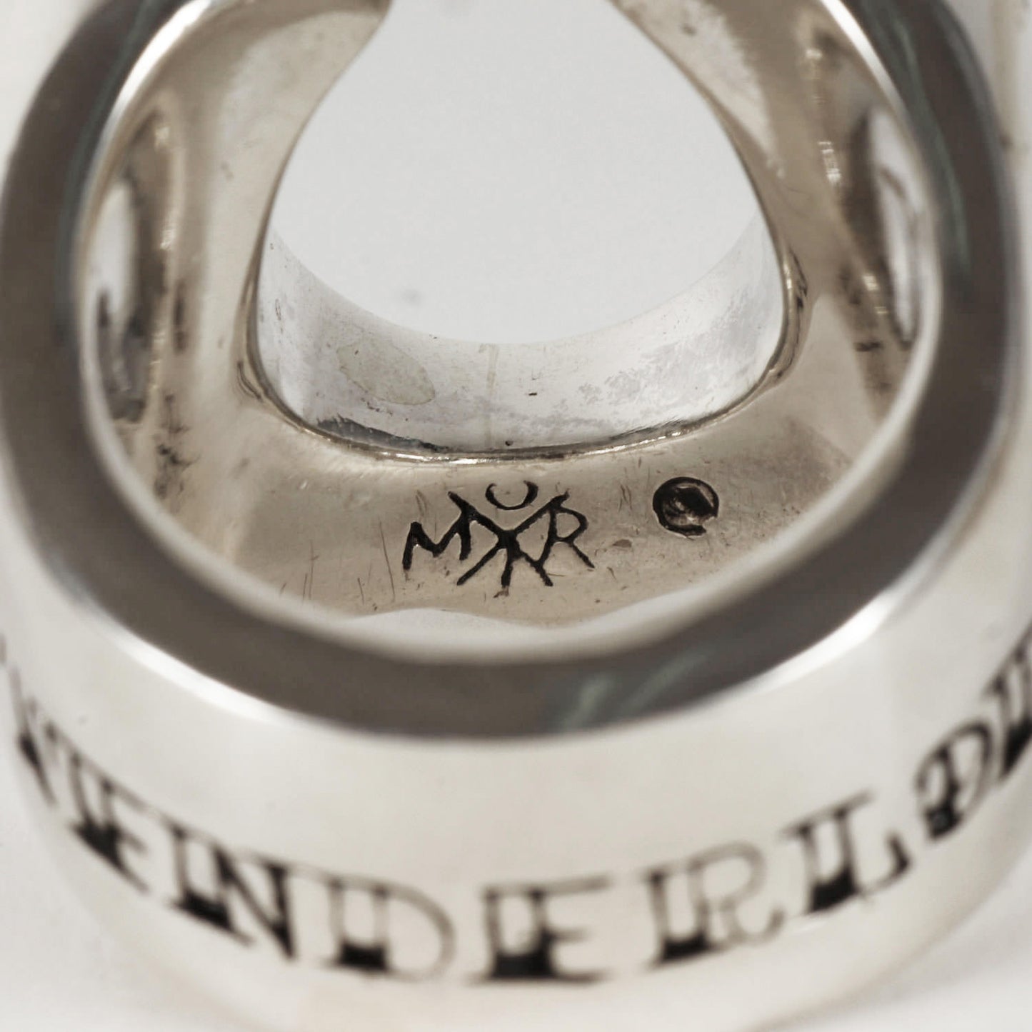 ダイヤ ホースシュー リング(H.S RING SILVER STONE)