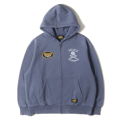 25AW ×NEIGHBORHOOD スカル ジップ スウェットパーカー(Skull Zip Hood)