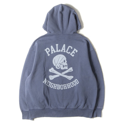 25AW ×NEIGHBORHOOD スカル ジップ スウェットパーカー(Skull Zip Hood)