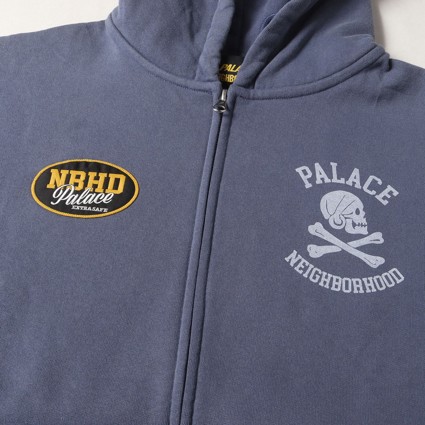 25AW ×NEIGHBORHOOD スカル ジップ スウェットパーカー(Skull Zip Hood)