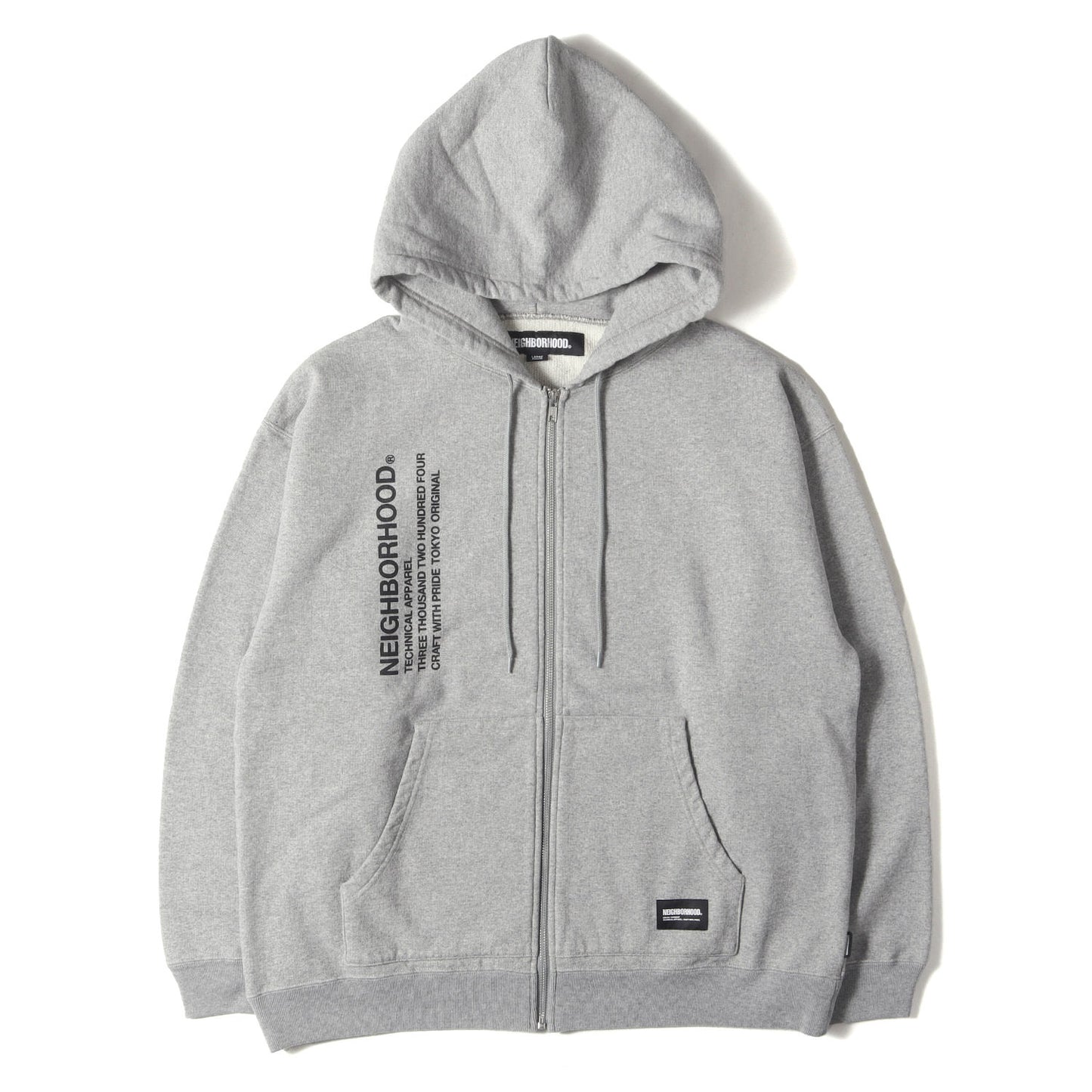 25SS ブランドロゴ ジップ スウェットパーカー(SOLID SWEAT ZIP HOODIE LS)