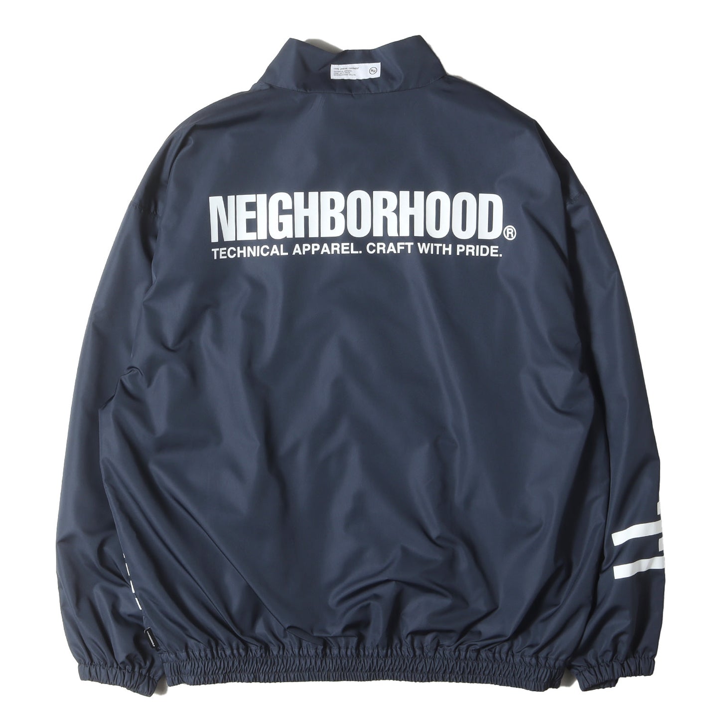 24SS ラインデザイン ポリエステルタフタ トラックジャケット(TRACK JACKET)