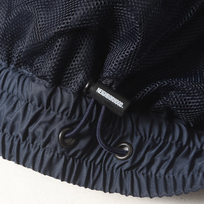 24SS ラインデザイン ポリエステルタフタ トラックジャケット(TRACK JACKET)