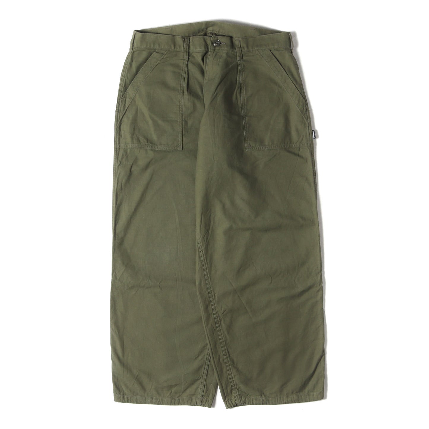 24SS バックサテン ワイド ベイカーパンツ(WIDE BAKER PANTS)
