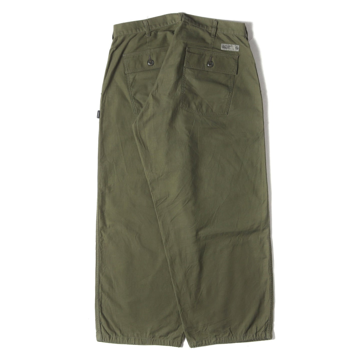 24SS バックサテン ワイド ベイカーパンツ(WIDE BAKER PANTS)