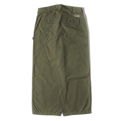 24SS バックサテン ワイド ベイカーパンツ(WIDE BAKER PANTS)