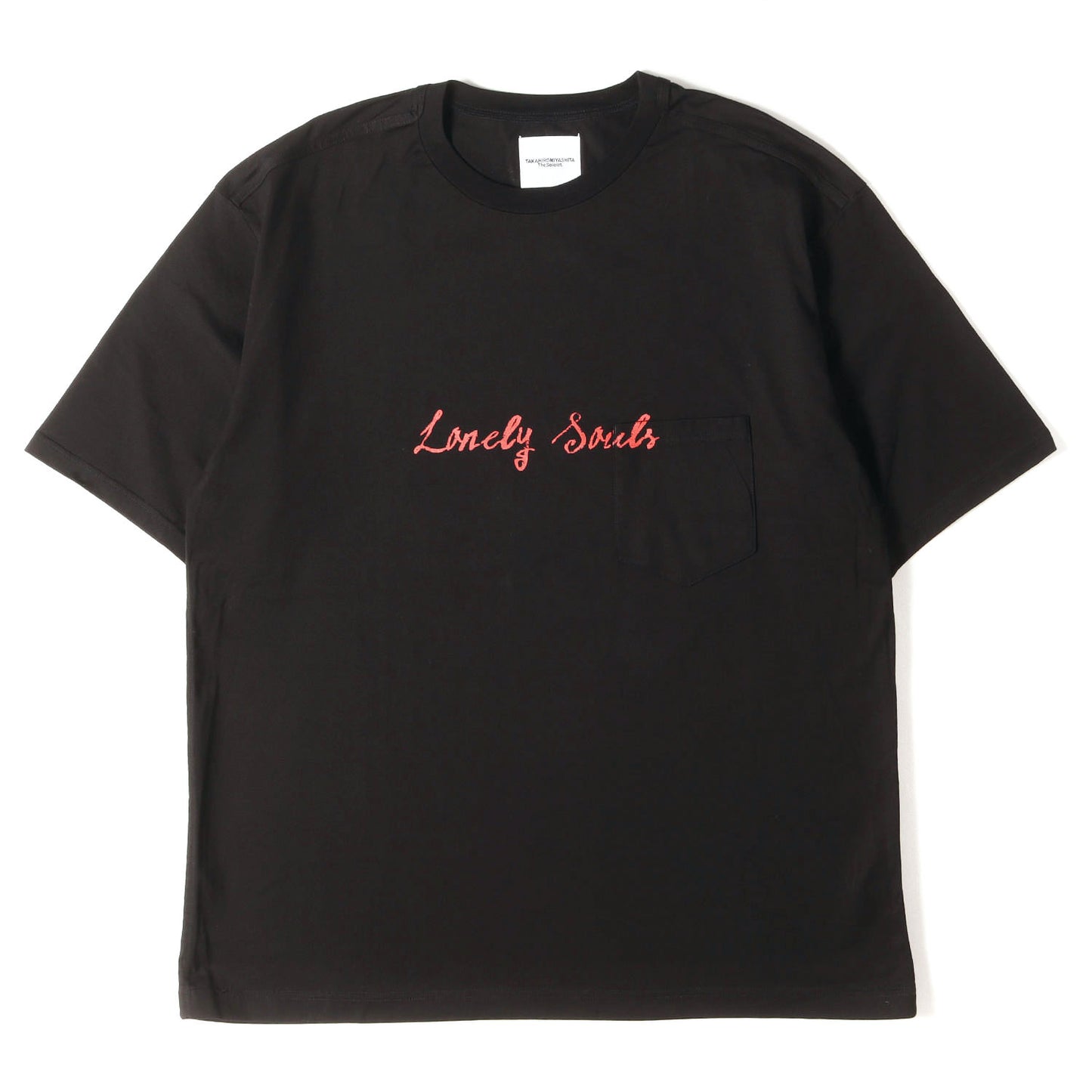 24SS オーバーサイズ ポケット Tシャツ(lonely souls. oversized s/s pocket tee)