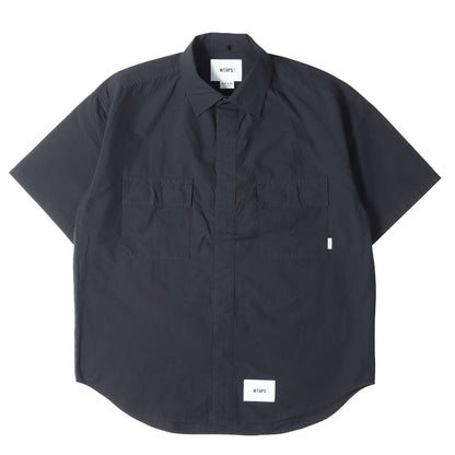23SS リップストップ スナップボタン 半袖シャツ(TANG / SS / NYCO. RIPSTOP. CORDURA)