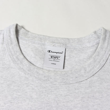 24AW ×Champion カレッジロゴ ロングスリーブ Tシャツ(ACADEMY / LS / COTTON)