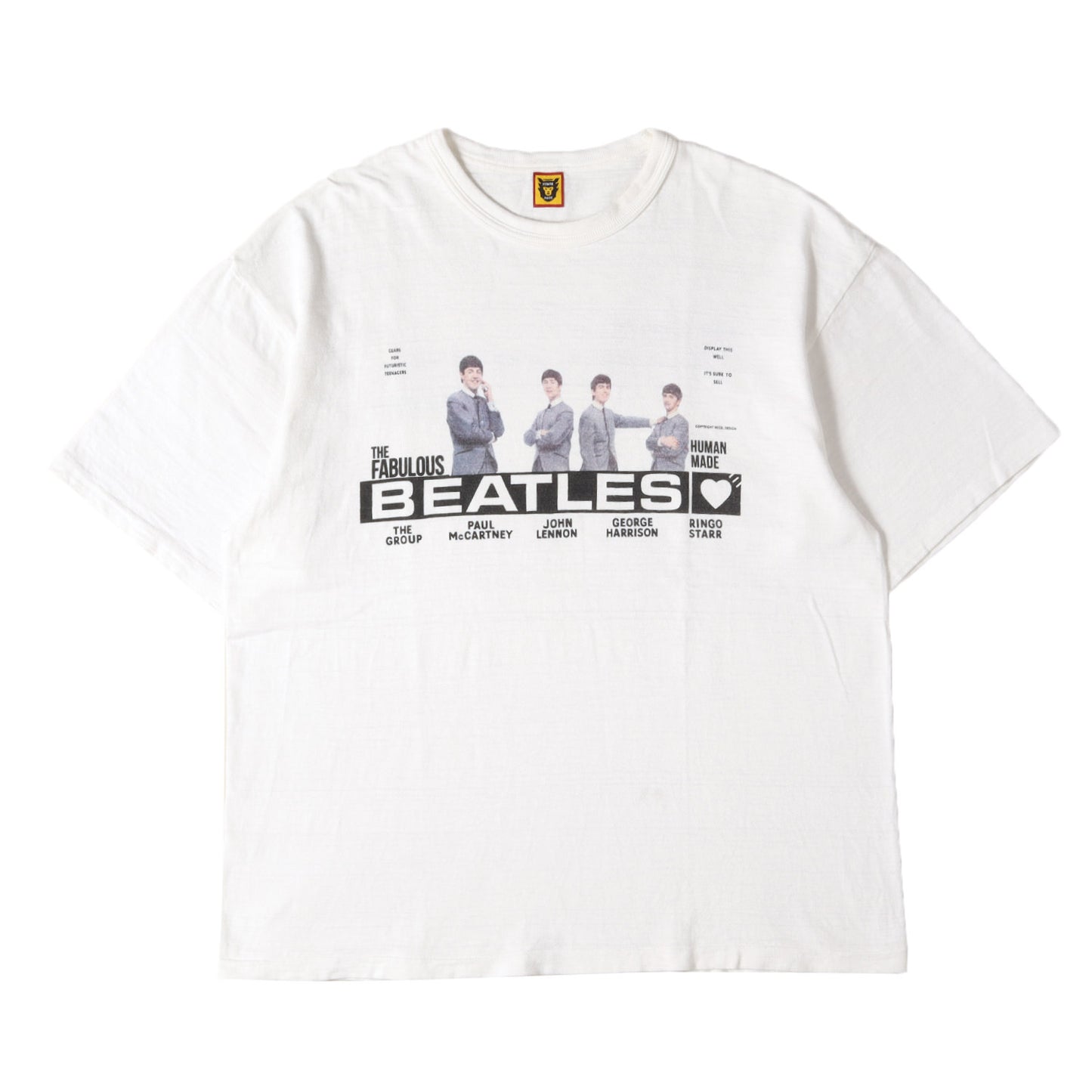 23SS ×THE BEATLES フォトプリント Tシャツ