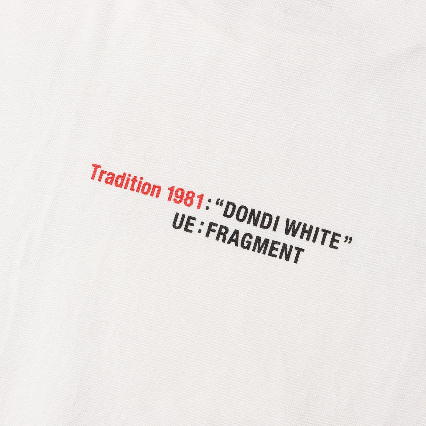 22SS ×Dondi White グラフィックロゴ Tシャツ(S/S TEE)