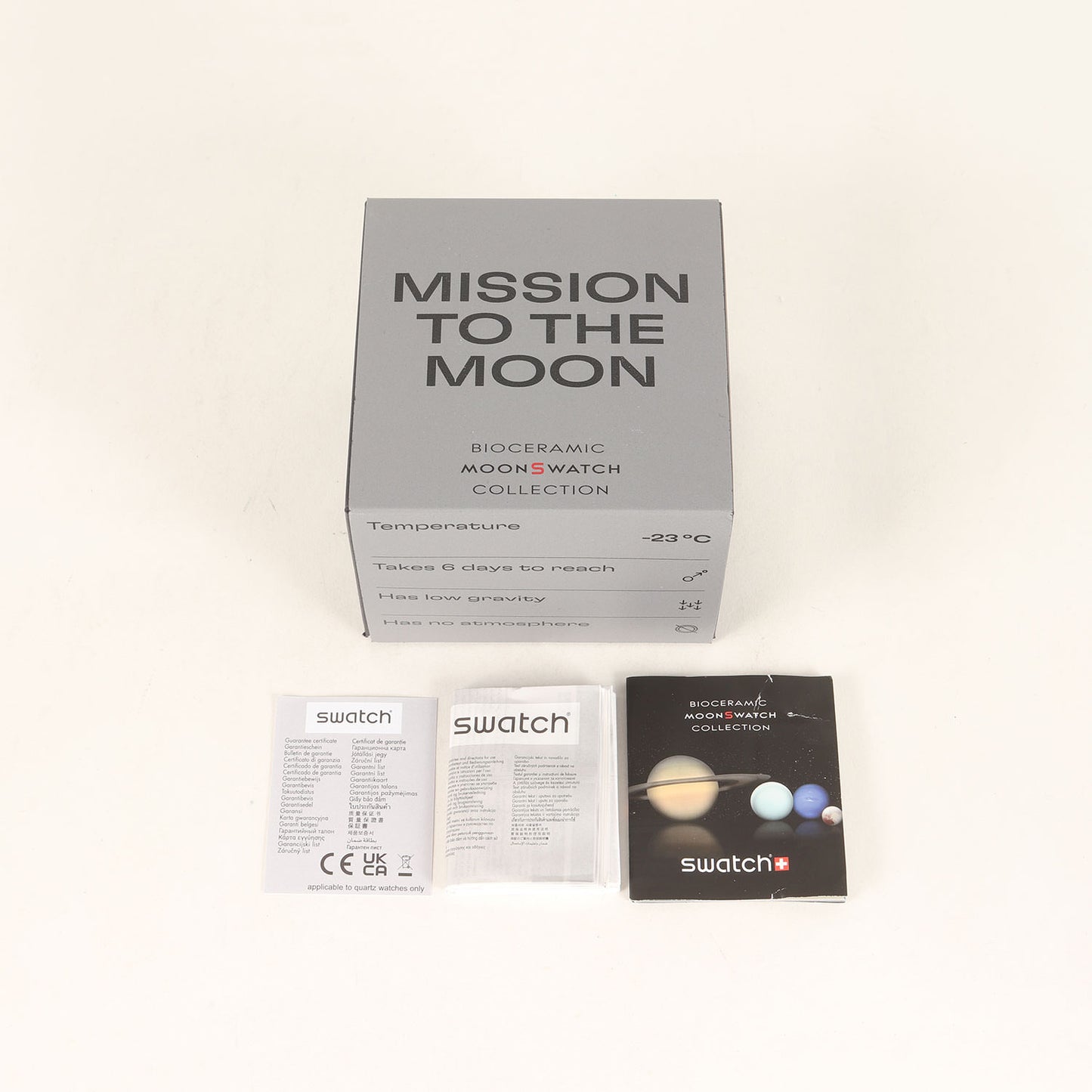 ×Swatch MISSION TO THE MOON / 月モデル 腕時計 / ウォッチ(S033M100)