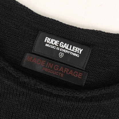 ×MADE IN GARAGE フェイクレイヤード ニット セーター