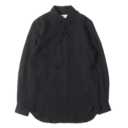 21SS フリル デザイン リネンシャツ(FRILL SHIRT)