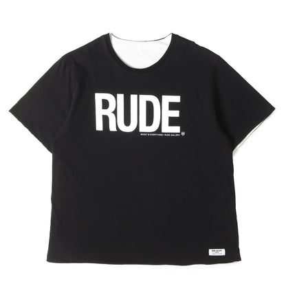 ×SUNDINISTA EXPERIENCE RUDEロゴ リバーシブル Tシャツ