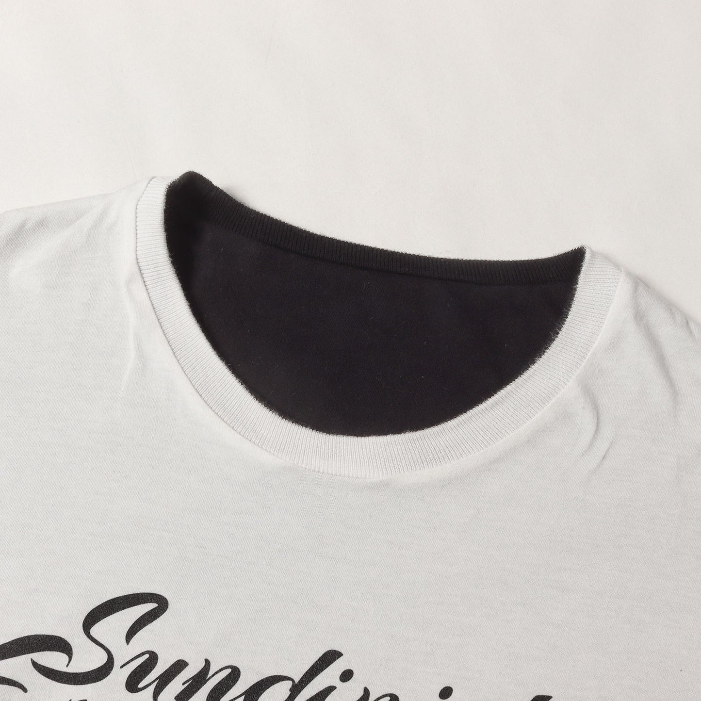 ×SUNDINISTA EXPERIENCE RUDEロゴ リバーシブル Tシャツ