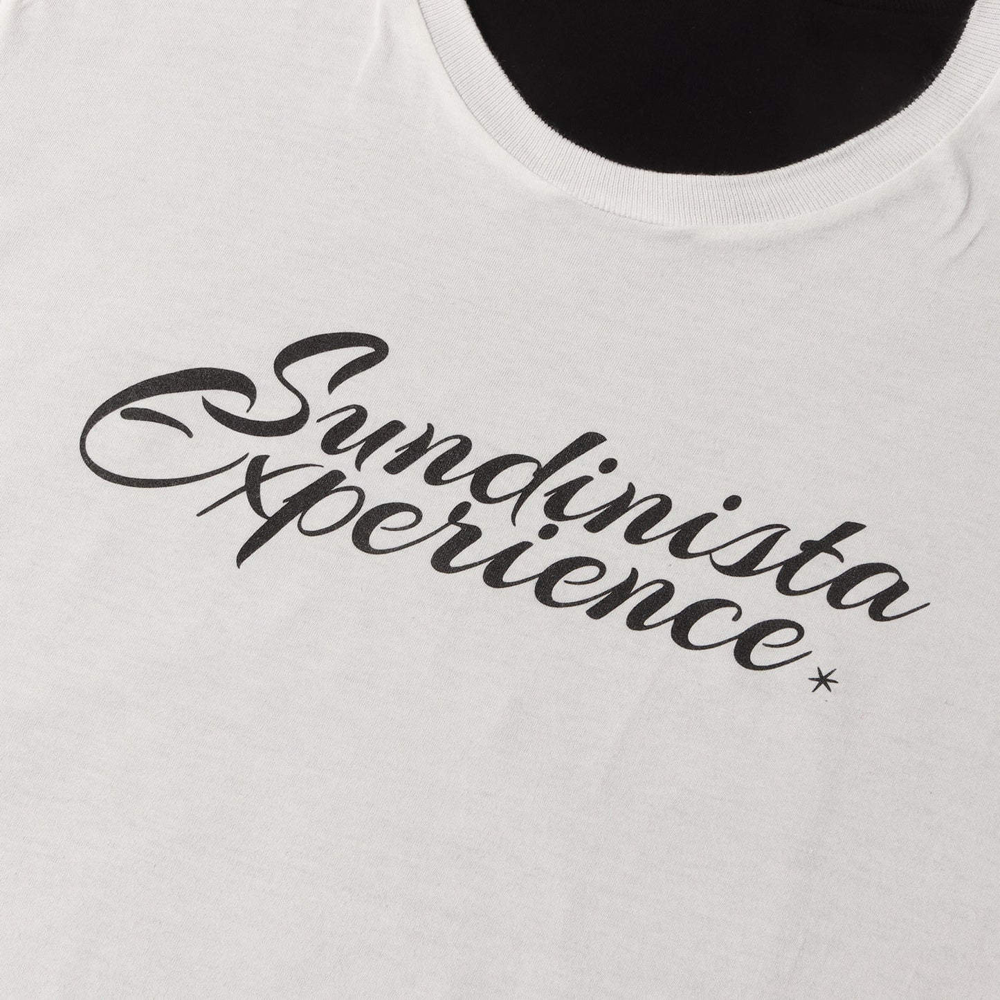 ×SUNDINISTA EXPERIENCE RUDEロゴ リバーシブル Tシャツ